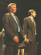 Marc Lecuru et Jean-Marc Vayssouze à l issue du débat