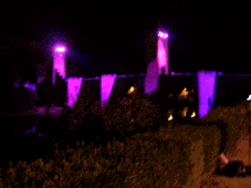 lors du spectacle Pont Valentre à Cahors